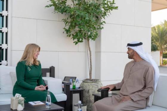 Čaputová sa stretla s korunným princom, Spojené arabské emiráty vyšlú na Slovensko obchodno-diplomatickú misiu