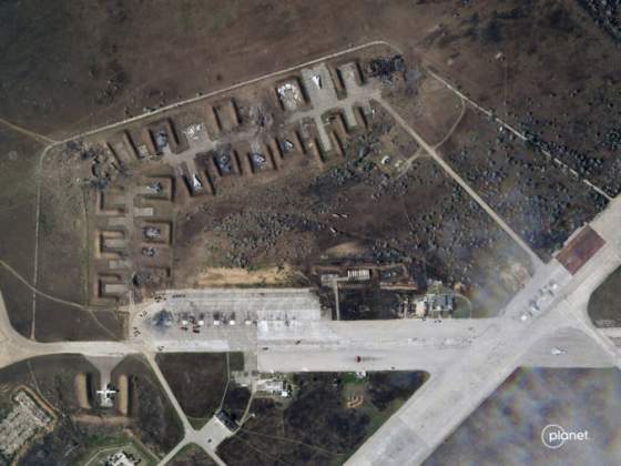 ukrajinske vzdusne sily uspesne zasiahli letisko v saky na kryme