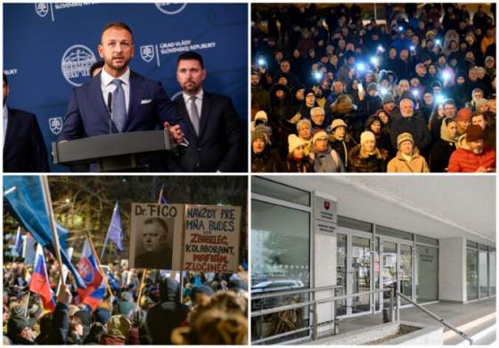 top foto dna 10 januar 2025 protest slovensko je europa katastralne urady po hackerskom utoku aj mimoriadne zasadnutie bezpecnostnej rady sr