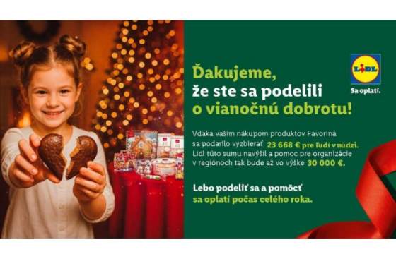 delit sa o vianocnu dobrotu sa oplatilo vdaka nakupom v lidli poputuje ludom v nudzi az 30 000