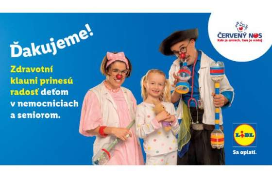 vratte flasu darujte usmev zakaznici lidla mozu cez zalohomaty podporit zdravotnych klaunov a priniest radost chorym detom aj seniorom