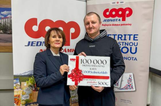 coop jednota nove zamky prekrocila hranicu 100 000 drzitelov vernostnej karty