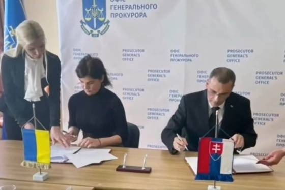zilinka podpisal memorandum o spolupraci medzi ukrajinskou a slovenskou generalnou prokuraturou video