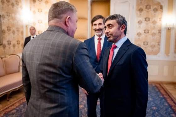 fico a blanar rokovali so sejkom abdullahom bin zayedom al nahyanom temou bola aj evakuacia slovakov z regionu