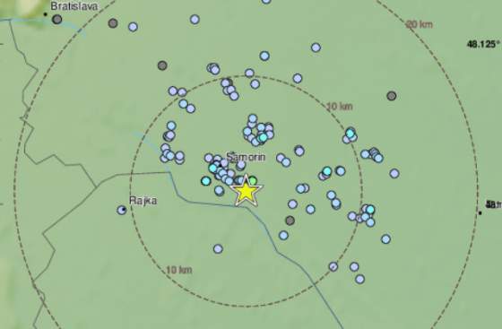 zemetrasenie opat zasiahlo slovensko kde boli otrasy citit najzretelnejsie