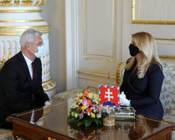 Prezidentka Čaputová sa prvýkrát pracovne stretla s Korčokom, ocenila smerovanie Slovenska