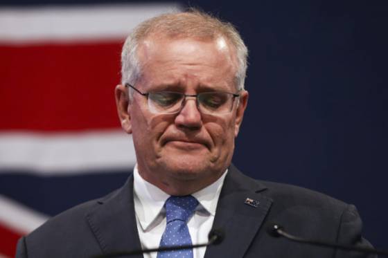 australsky premier scott morrison priznal prehru v parlamentnych volbach vyhrala strana prace