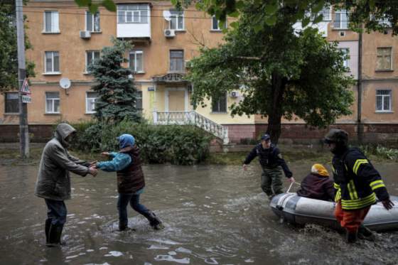 rusi vyhodili do vzduchu dalsiu priehradu pri novodarivke tvrdia ukrajinci foto