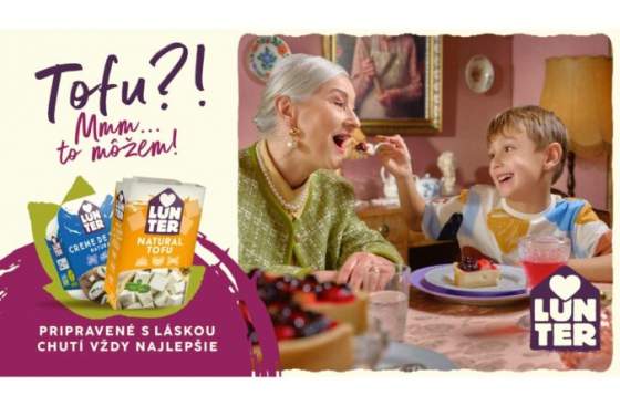 nova etiketa ktora chuti lunter ukazuje ze tofu patri aj na ten najtradicnejsi stol