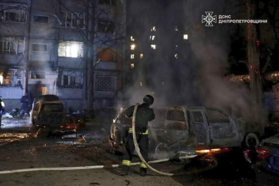 ruske rakety zabili v ukrajinskom meste dnipro sedem civilistov