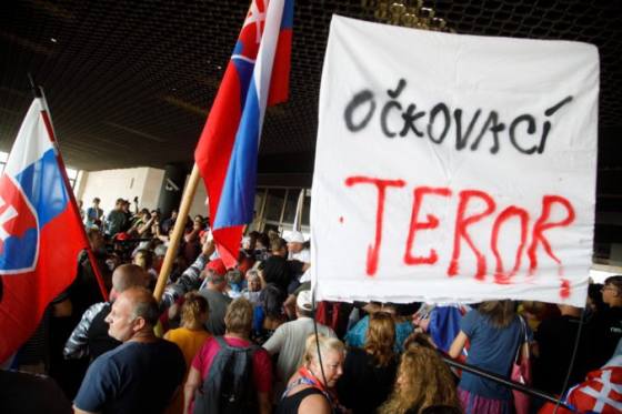 Kým sú opačné názory vyjadrené slovami a nie útokmi, je to v poriadku, reaguje Grendel na protest pred parlamentom