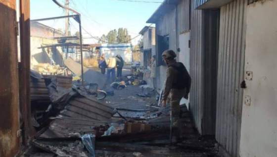 bombardovanie v zaporozskej oblasti zasiahlo infrastrukturu raneny bol aj civilista