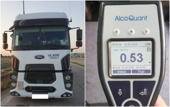 Foto: V Bratislavskom kraji jazdili opití kamionisti aj vodič pod vplyvom omamných látok