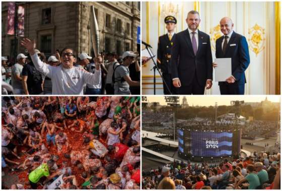 top foto dna 28 august 2024 paradajkova bitka la tomatina otvaraci ceremonial paralympiady v parizi aj vymenovanie profesorov