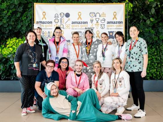 kampan amazon goes gold rekordnou ucastou uz po siestykrat zvysuje povedomie o detskej rakovine