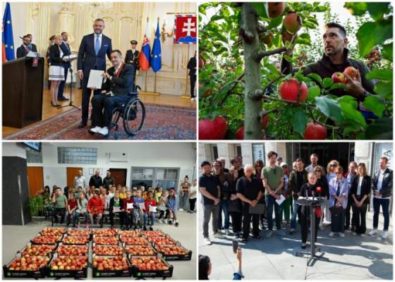 top foto dna 20 september 2024 takac na samozbere jablk pellegrini prijal olympionikov i paralympionikov aj vyjadrenie clenov cinohry snd